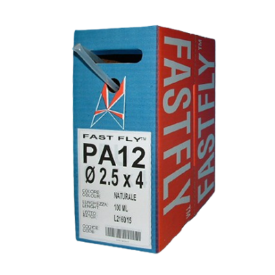 Polyamide RILSAMID® PA12 calibrated tubes dispenser boxes of 100 meters